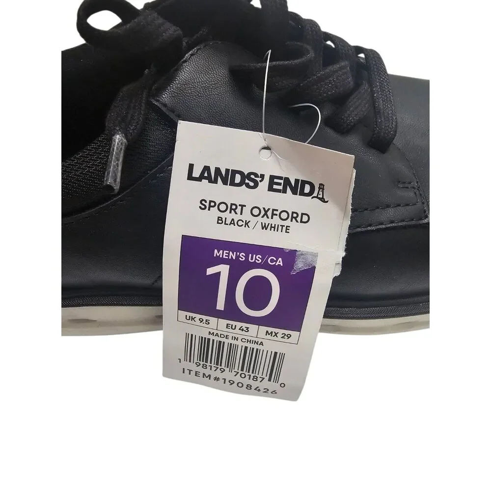 New Lands' End Men's Black Casual Shoe 10